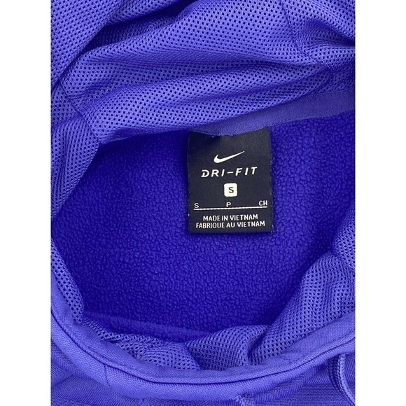 Nike Dri Fit‎ “Just Do It” Athletic Purple Hoodie Jacket Men’s Size S - Picture 11 of 11